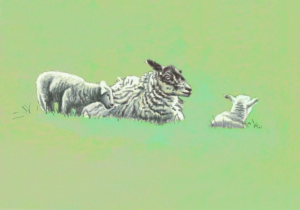 Gentle Spirits, VIII, 2022 av Helen White
