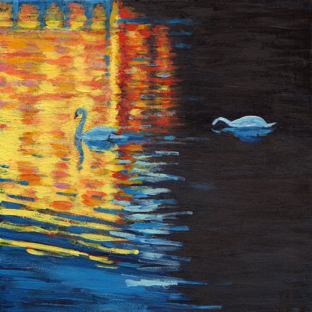Smeltet gull, 2016 av Helen White