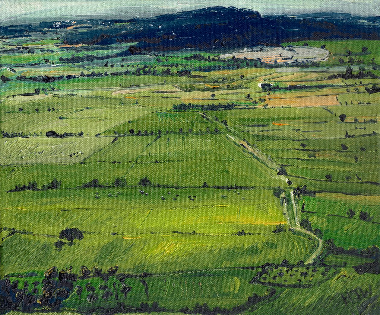 Utsikt fra Tor I, 2008 av Helen White