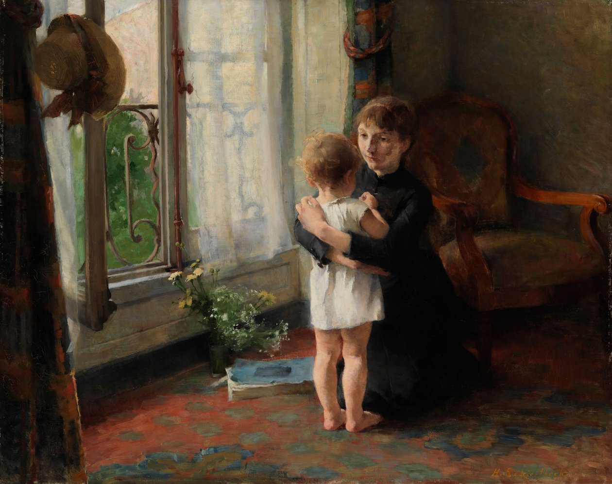 Mor og barn av Helene Schjerfbeck