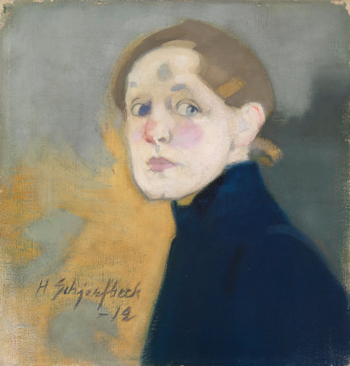 Selvportrett av Helene Schjerfbeck