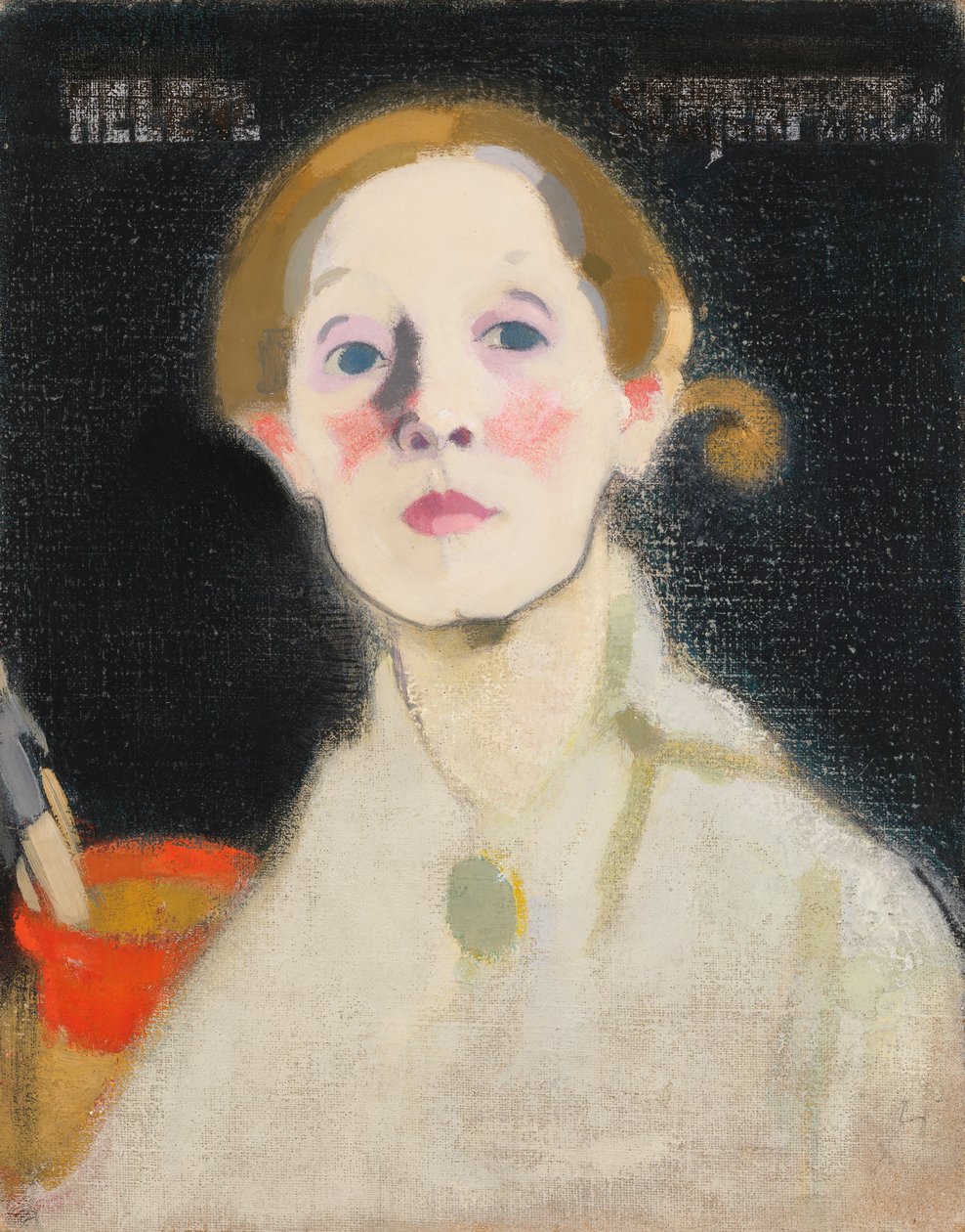 Selvportrett, 1915. av Helene Schjerfbeck