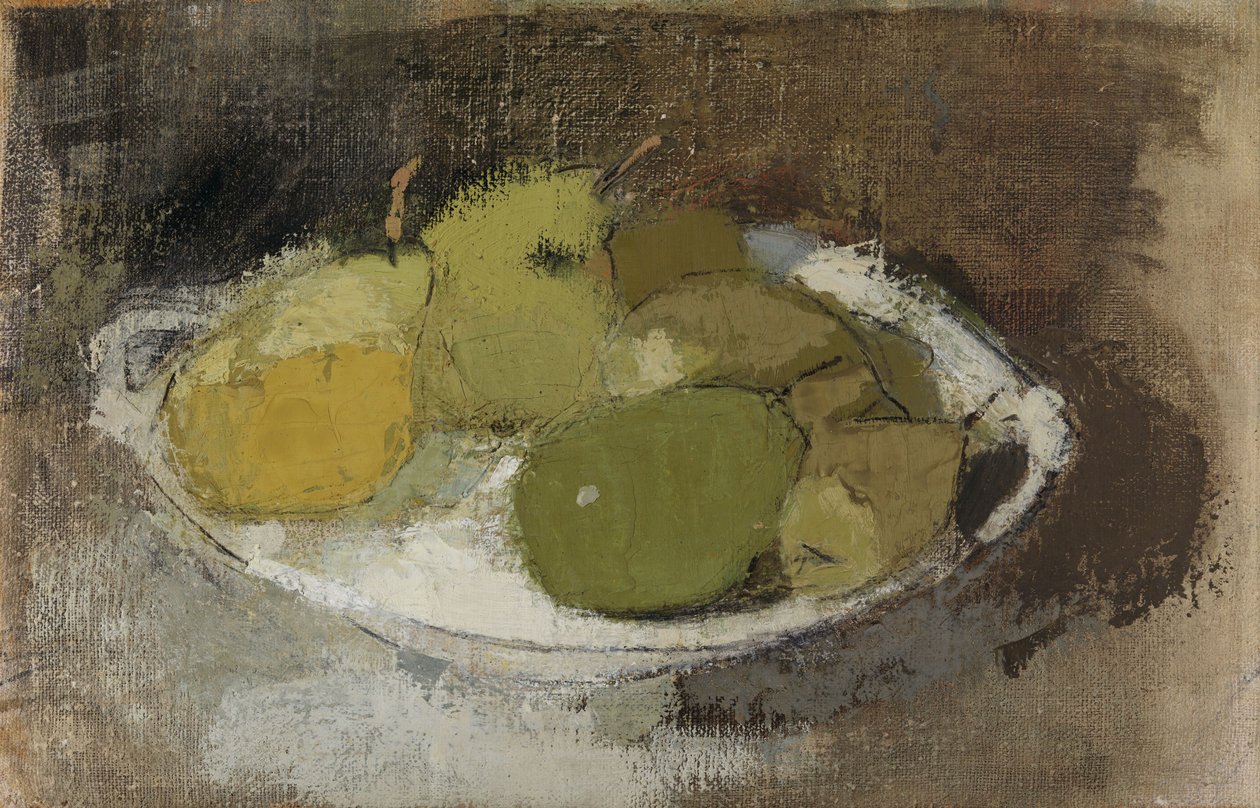 Stilleben i grønt av Helene Schjerfbeck
