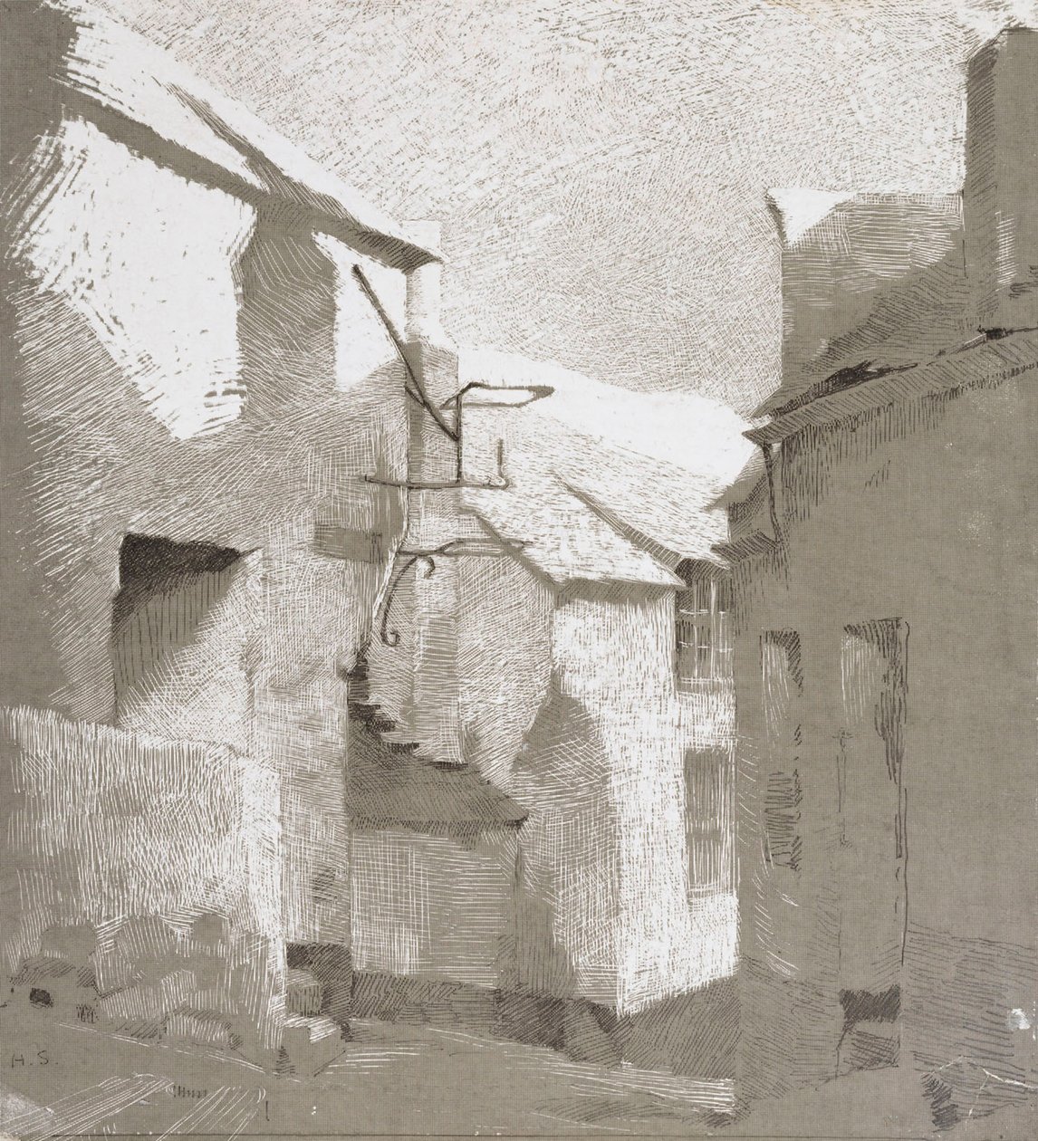 Gate, St. Ives av Helene Schjerfbeck