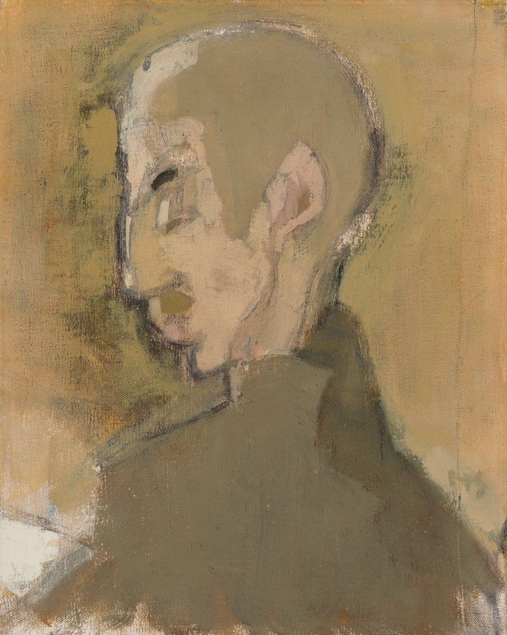 Huseieren II (Profil av en mann) av Helene Schjerfbeck