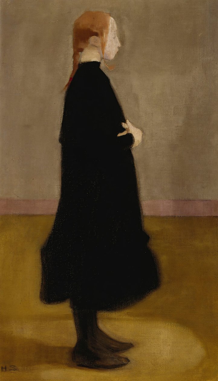 Skolejenta II, 1908. av Helene Schjerfbeck