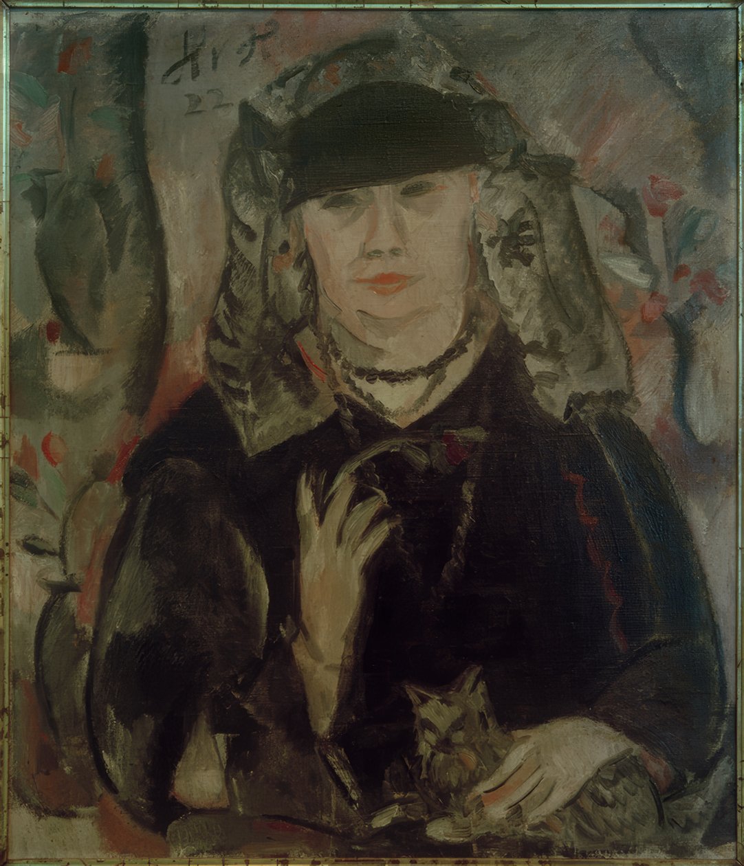 Portrett av Madame Aås av Helmut Kolle