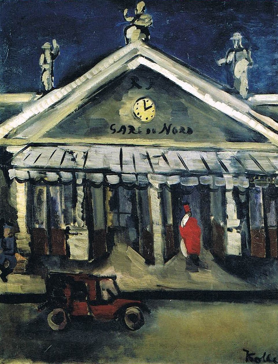 Inngang til Gare du Nord av Helmut Kolle