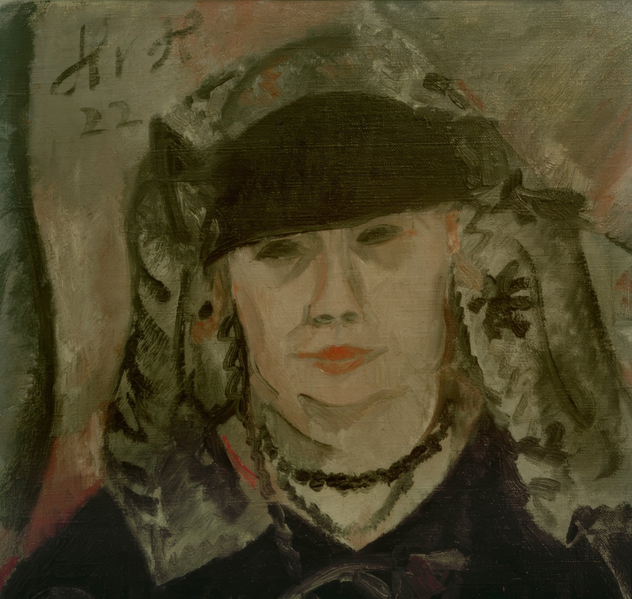 Portrett av Madame Aås av Helmut Kolle