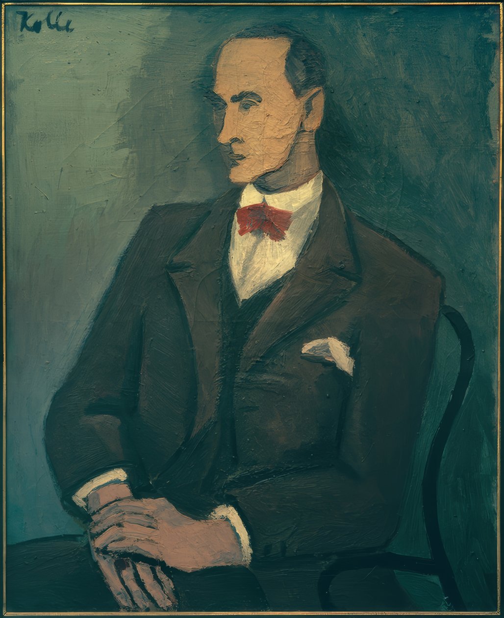 Portrett av Wilhelm Uhde av Helmut Kolle