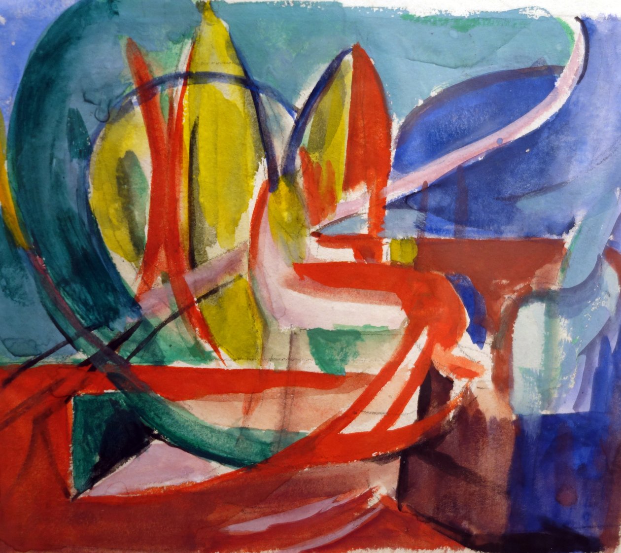 Studer etter maleriet Gazelle av Franz Marc av Helmuth Macke