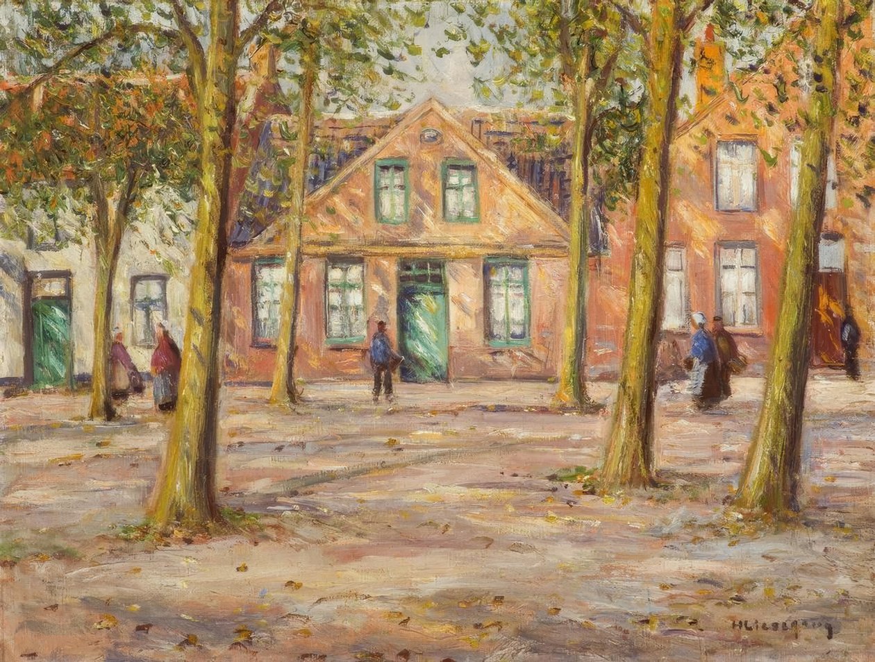 H.Liesegang, solrik høstdag av Helmuth Liesegang