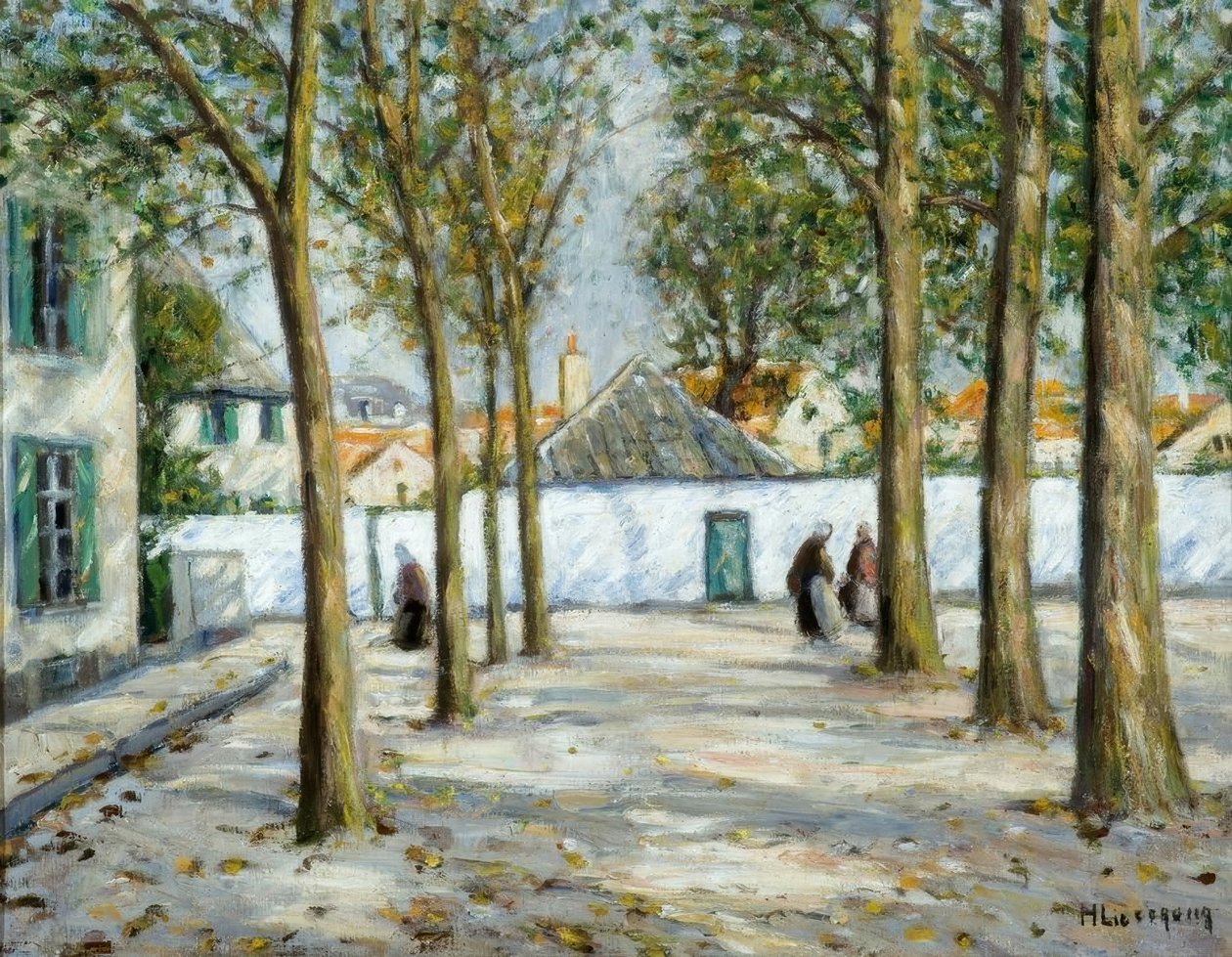 H.Liesegang, solrik høstdag av Helmuth Liesegang