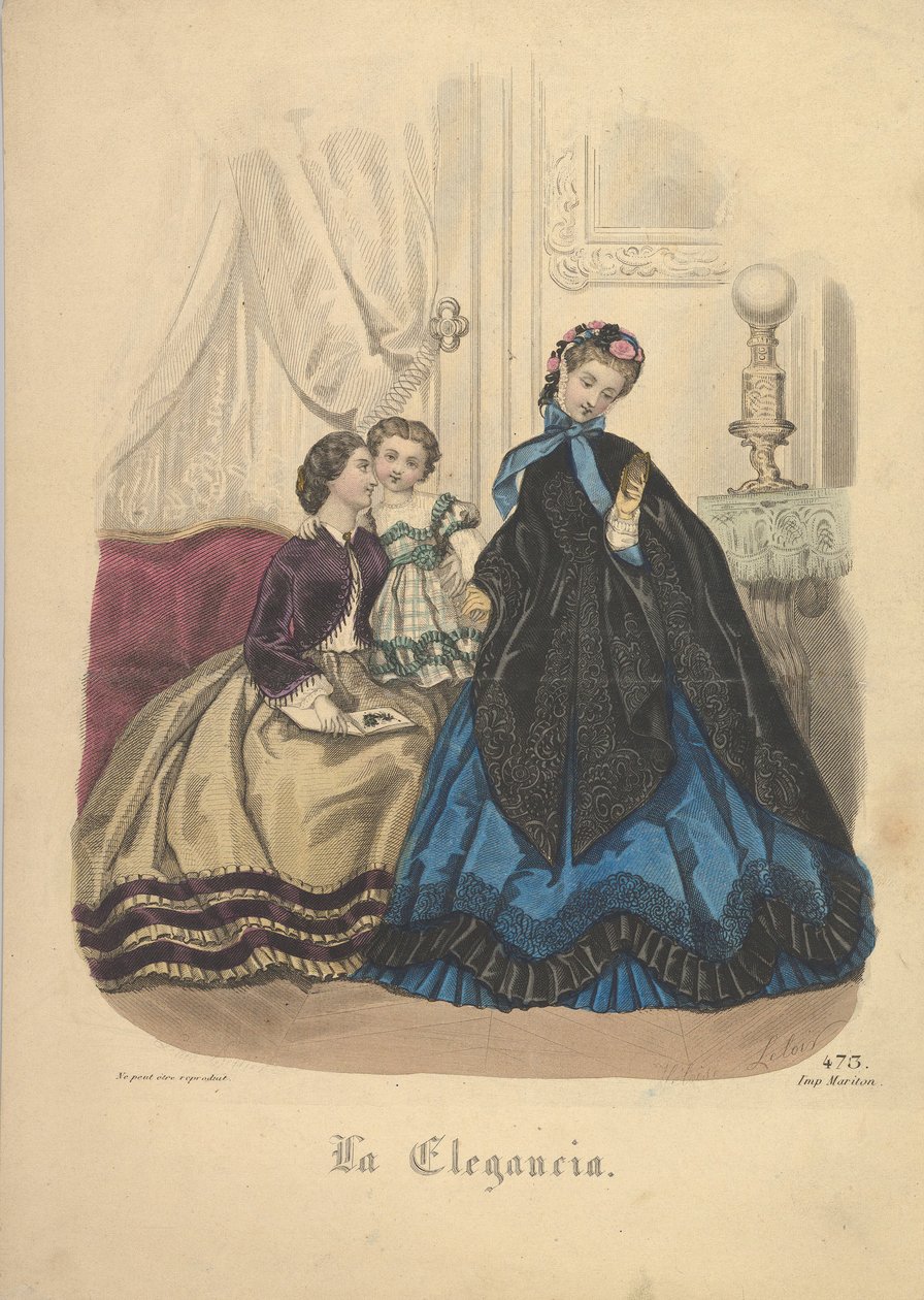 Nummer 473 fra La Elegancia Barcelona, 1800-tallet. av Heloise Leloir