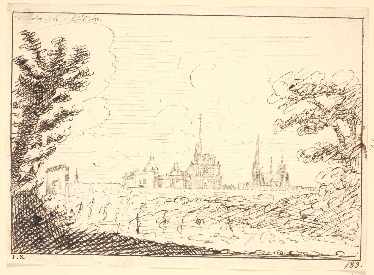 Prospekt av Notre-Dame-de-la-Mercicorde, Bordeaux av Hem