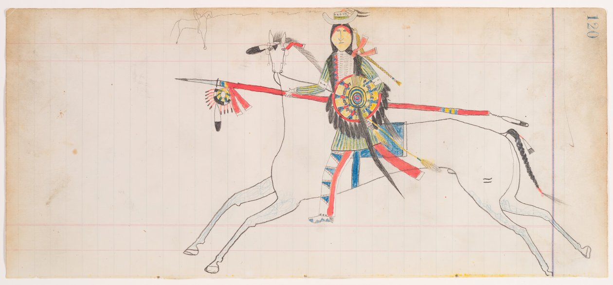 Selvportrett, ca. 1880. av Henderson Ledger Artist A.