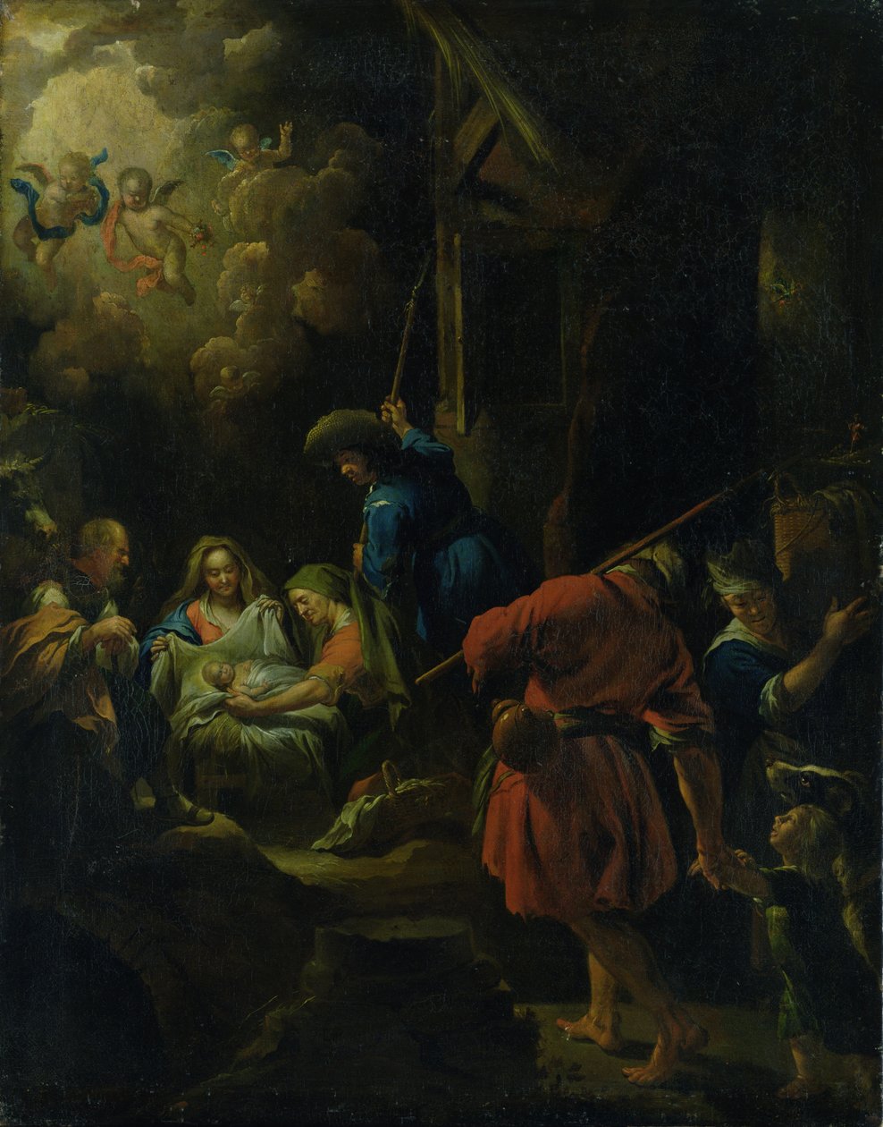 Tilbedelse av hyrdene av Hendrich Dittmars