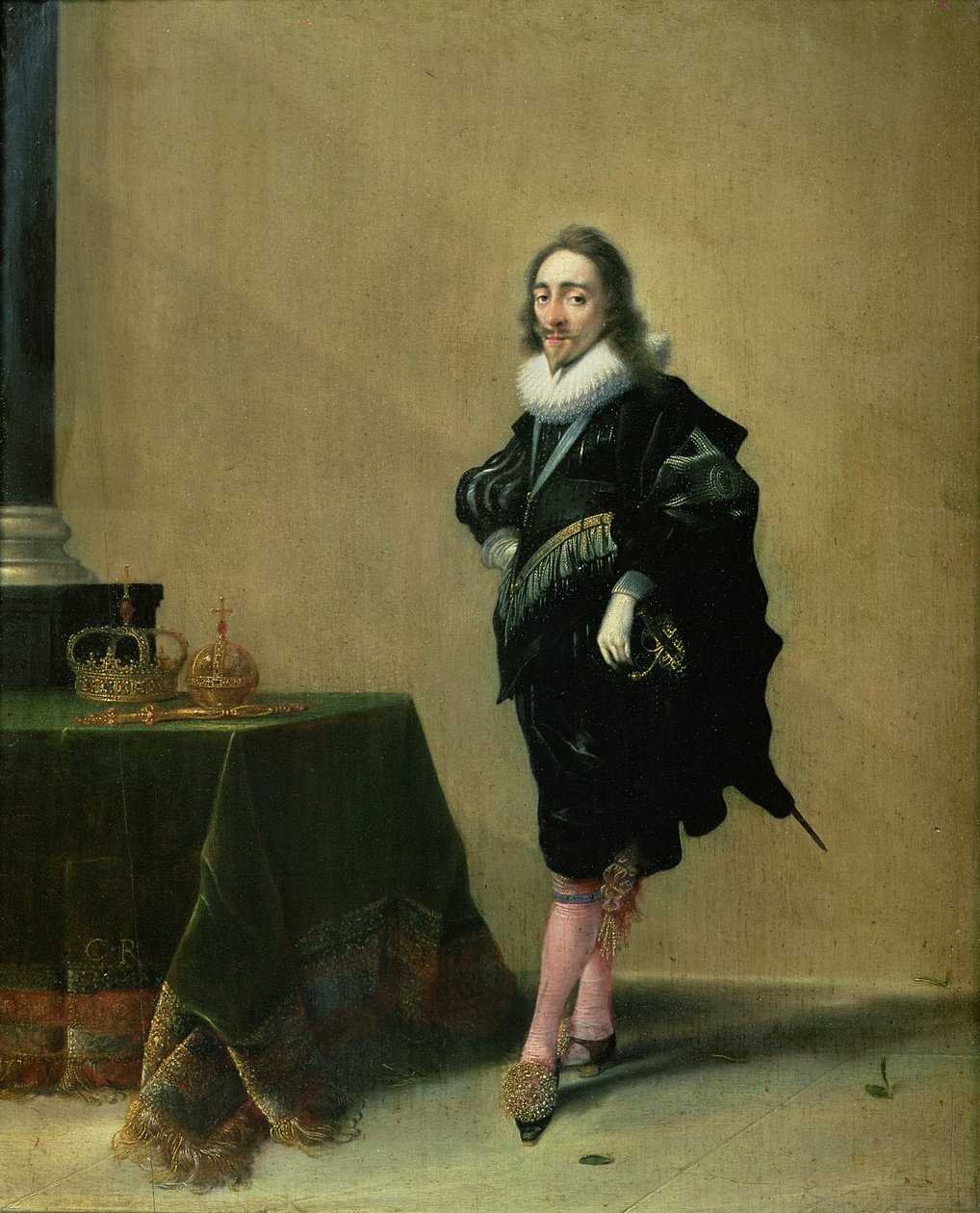 Portrett av Charles I (1600-49) 1632 av Hendrick Gerritsz Pot