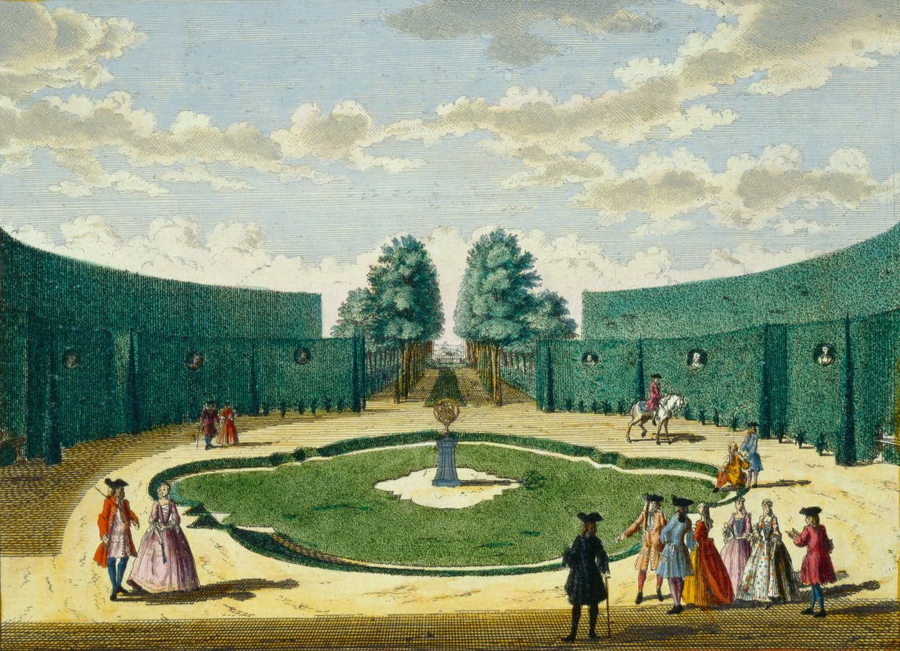 Design for a Garden, ca.1700 av Hendrick de and Brouerius Van Nidek, Mattheus Leth