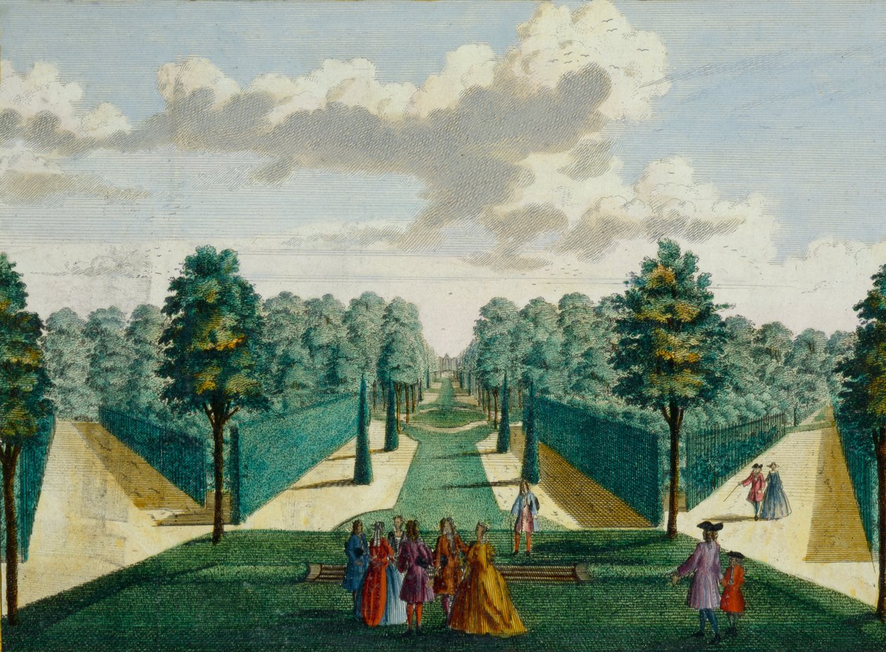 Design for a Garden, ca.1700 av Hendrick de and Brouerius Van Nidek, Mattheus Leth
