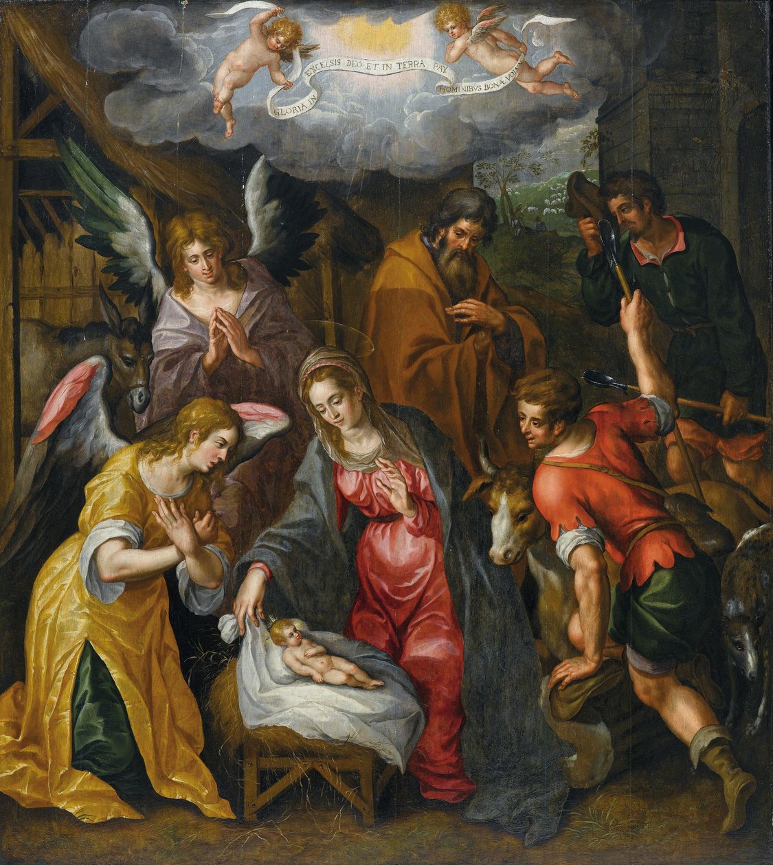 Kristi fødsel av Hendrick de Clerck