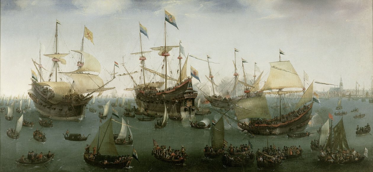 Returen til Amsterdam for den andre ekspedisjonen til Øst-India av Hendrick Cornelisz. Vroom