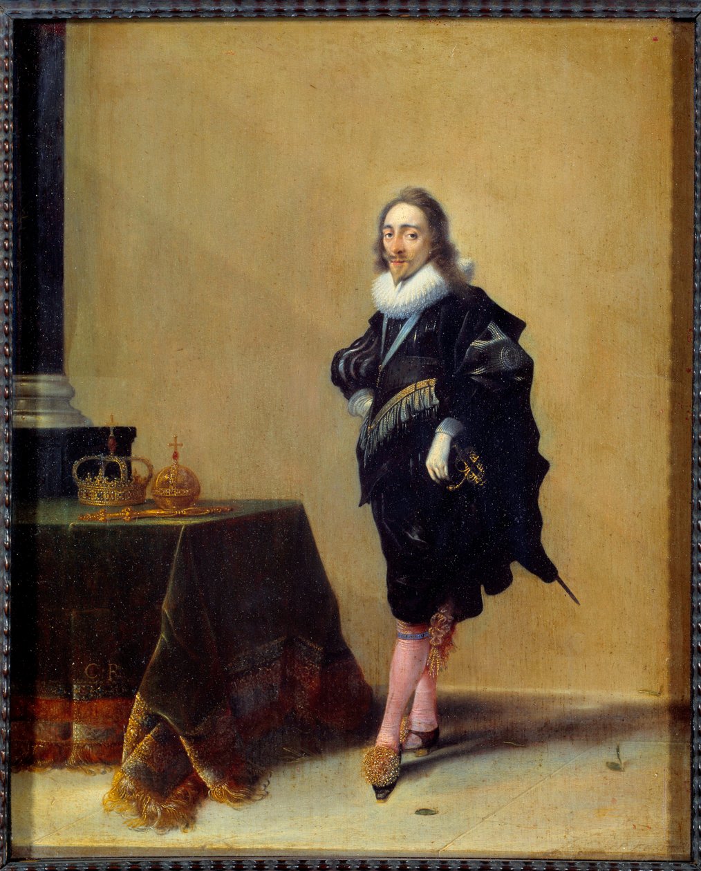 Portrett til fots av Charles I Stuart, konge av England (1600-1649). Maleri av Hendrich Pot (1585-1657) Ec. Hol. av Hendrick Gerritsz Pot