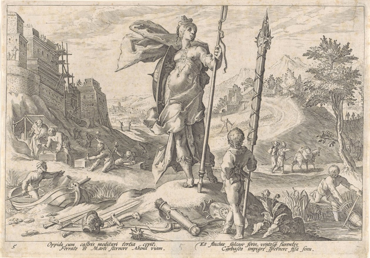Bronsealderen Metamorphoses of Ovid (serietittel) av Hendrick Goltzius (workshop of)