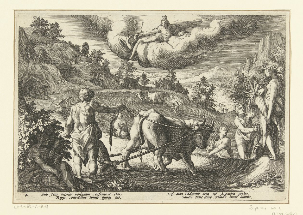 Sølvalderen Ovids metamorfoser (serietittel) av Hendrick Goltzius (workshop of)