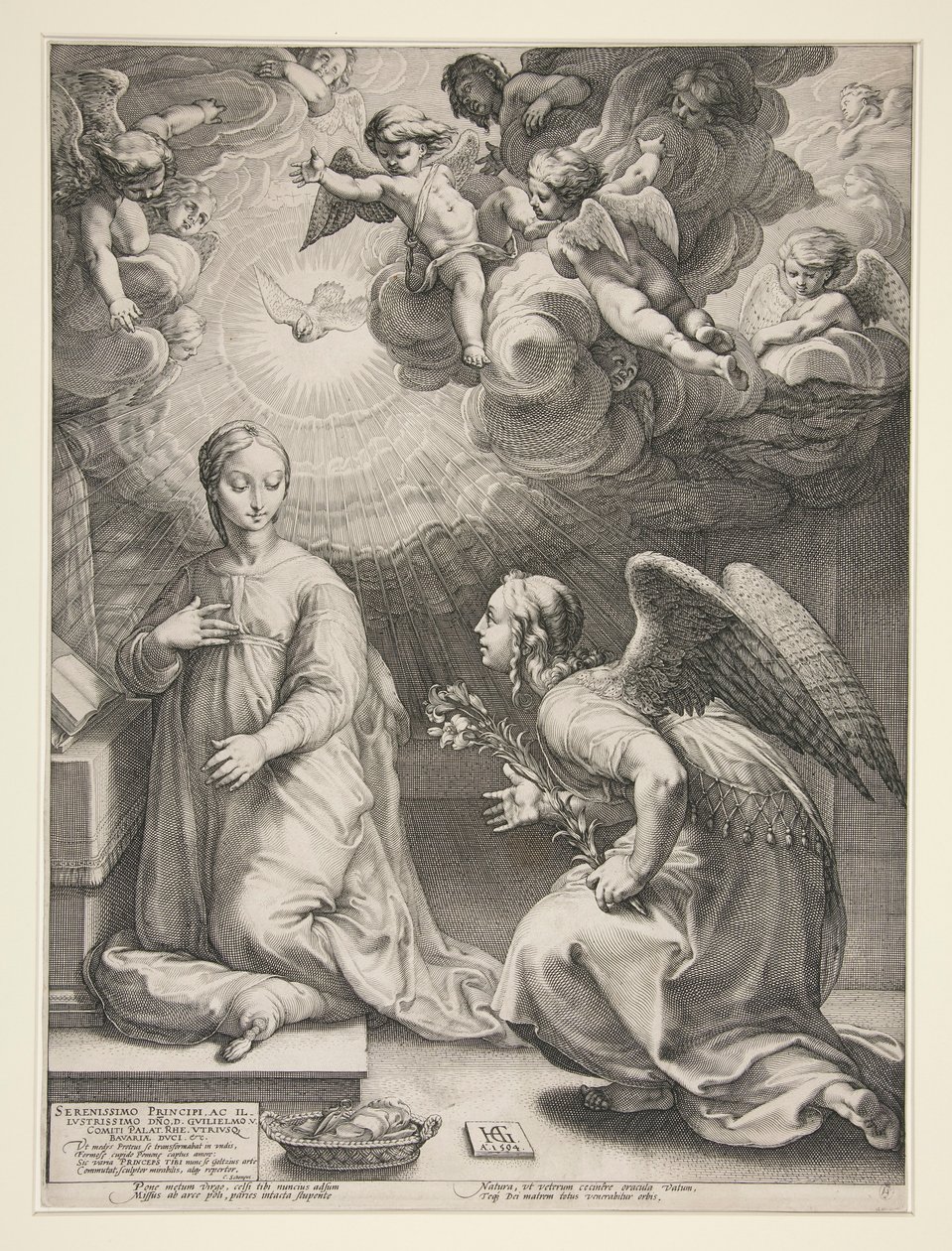 Kunngjøring av Hendrick Goltzius