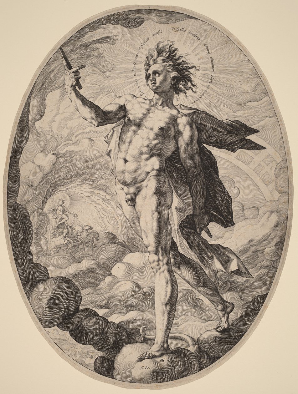 Apollo av Hendrick Goltzius
