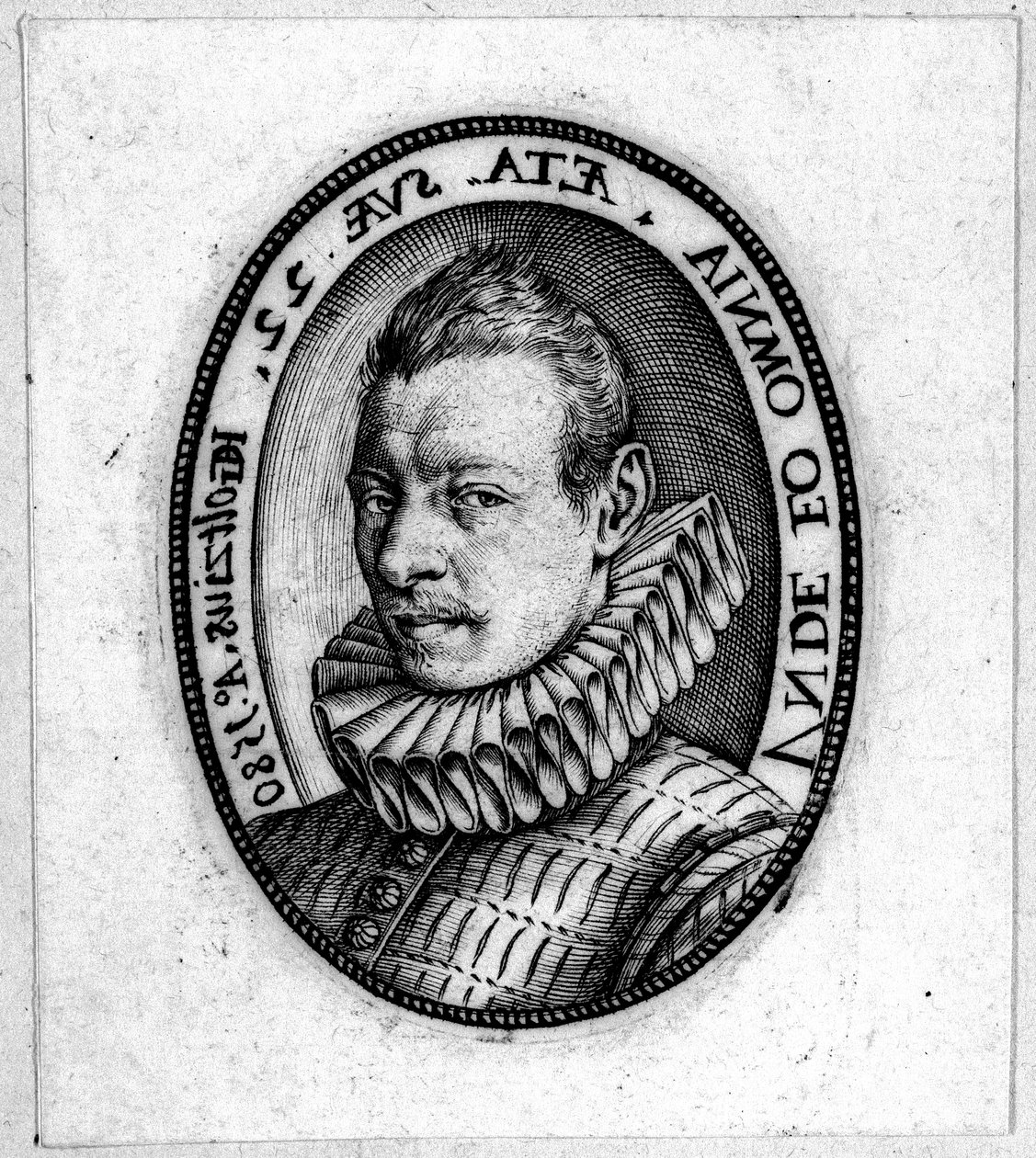 Portrettbyste av en mann av Hendrick Goltzius