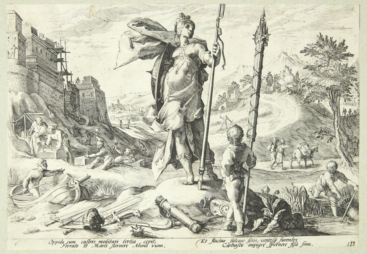 Bronsealderen av Hendrick Goltzius