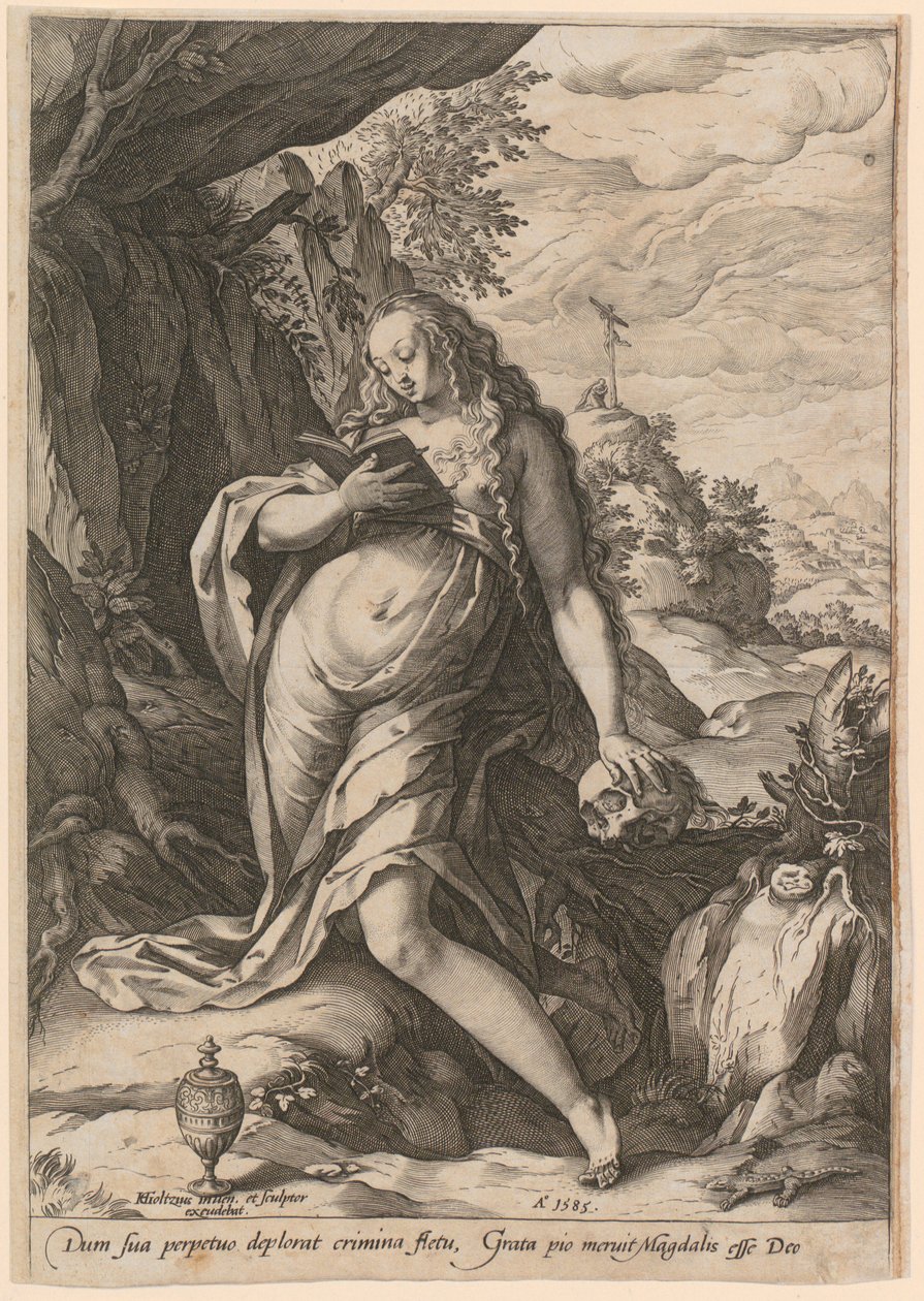 Den botferdige Magdalena av Hendrick Goltzius