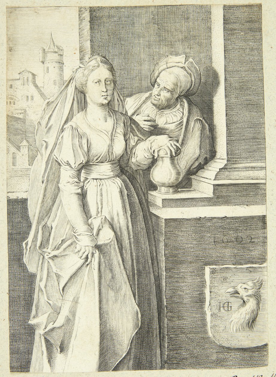 Det rare paret av Hendrick Goltzius