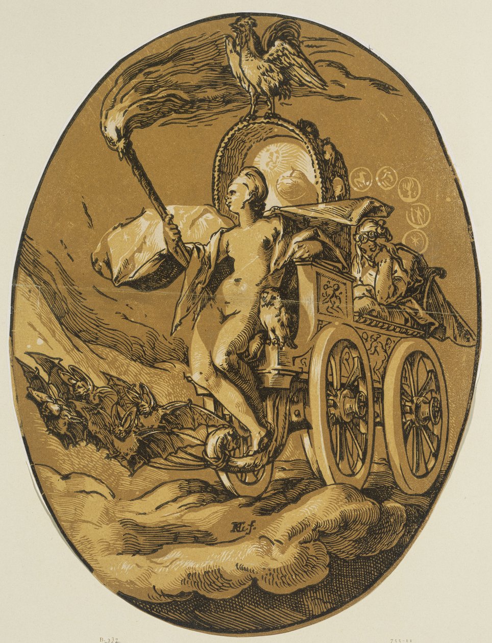 Die Nacht av Hendrick Goltzius