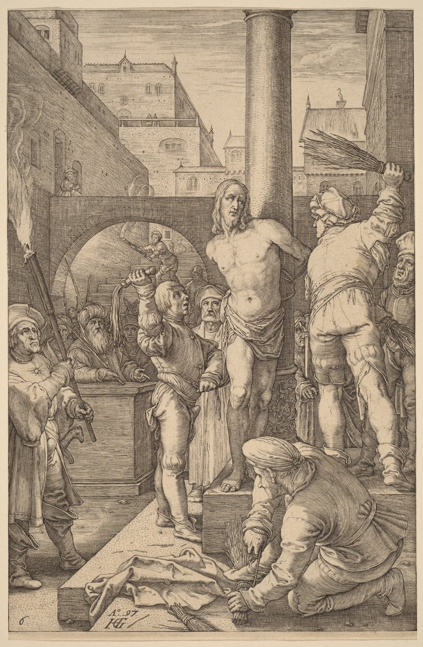 Kristi pisking av Hendrick Goltzius