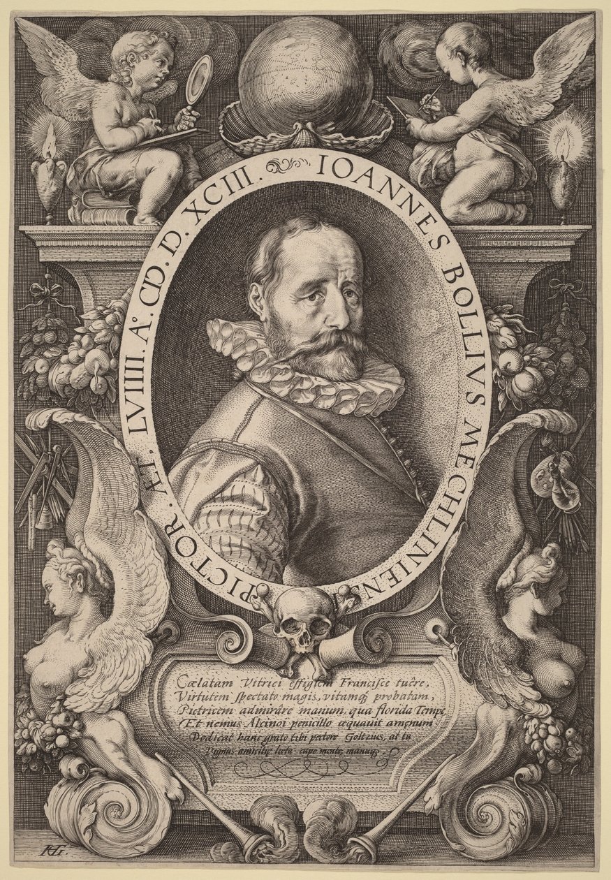 Hans Bol av Hendrick Goltzius