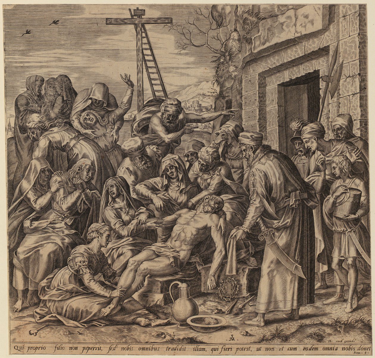 Den hellige Hieronymus av Hendrick Goltzius