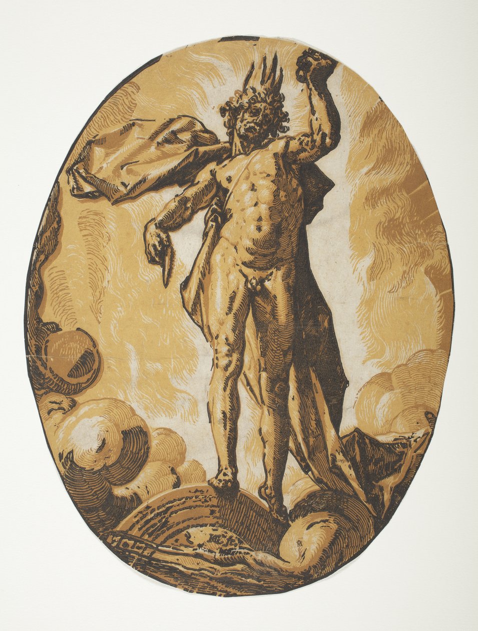 Helios av Hendrick Goltzius