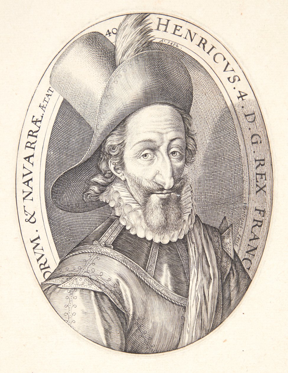 Henrik IV, konge av Frankrike av Hendrick Goltzius