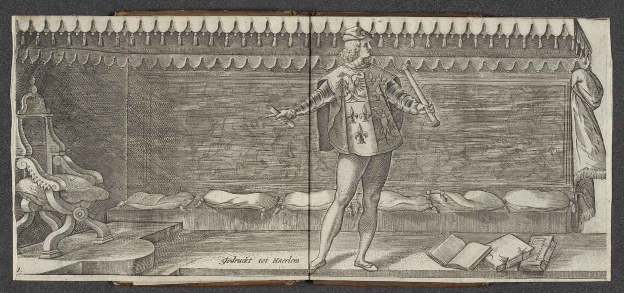 Herald Opprinnelse og kort historie til grevene av Hollandt Zeelandt og de Vrieslandt (serietittel) Grever og grevinner av Holland (serietittel) av Hendrick Goltzius