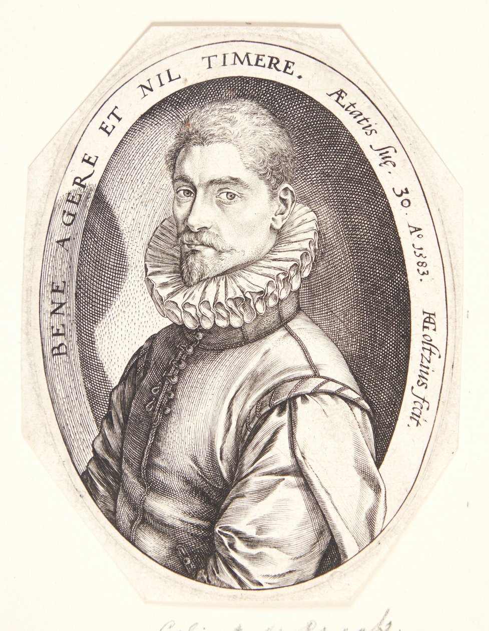 Hieronymus Scholiers av Hendrick Goltzius