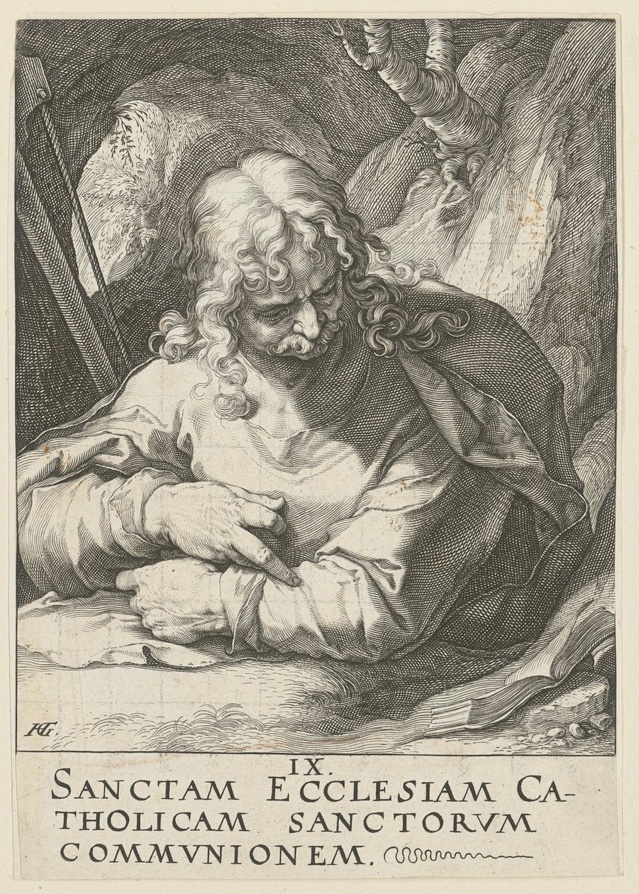 Jakob den yngre, plansje 10 fra serien «Kristus, de tolv apostlene og Paulus» av Hendrick Goltzius