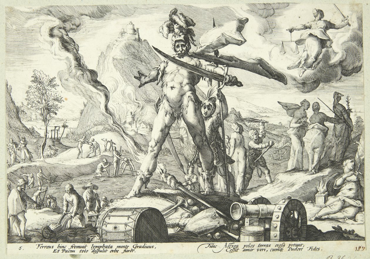 Jernalderen av Hendrick Goltzius