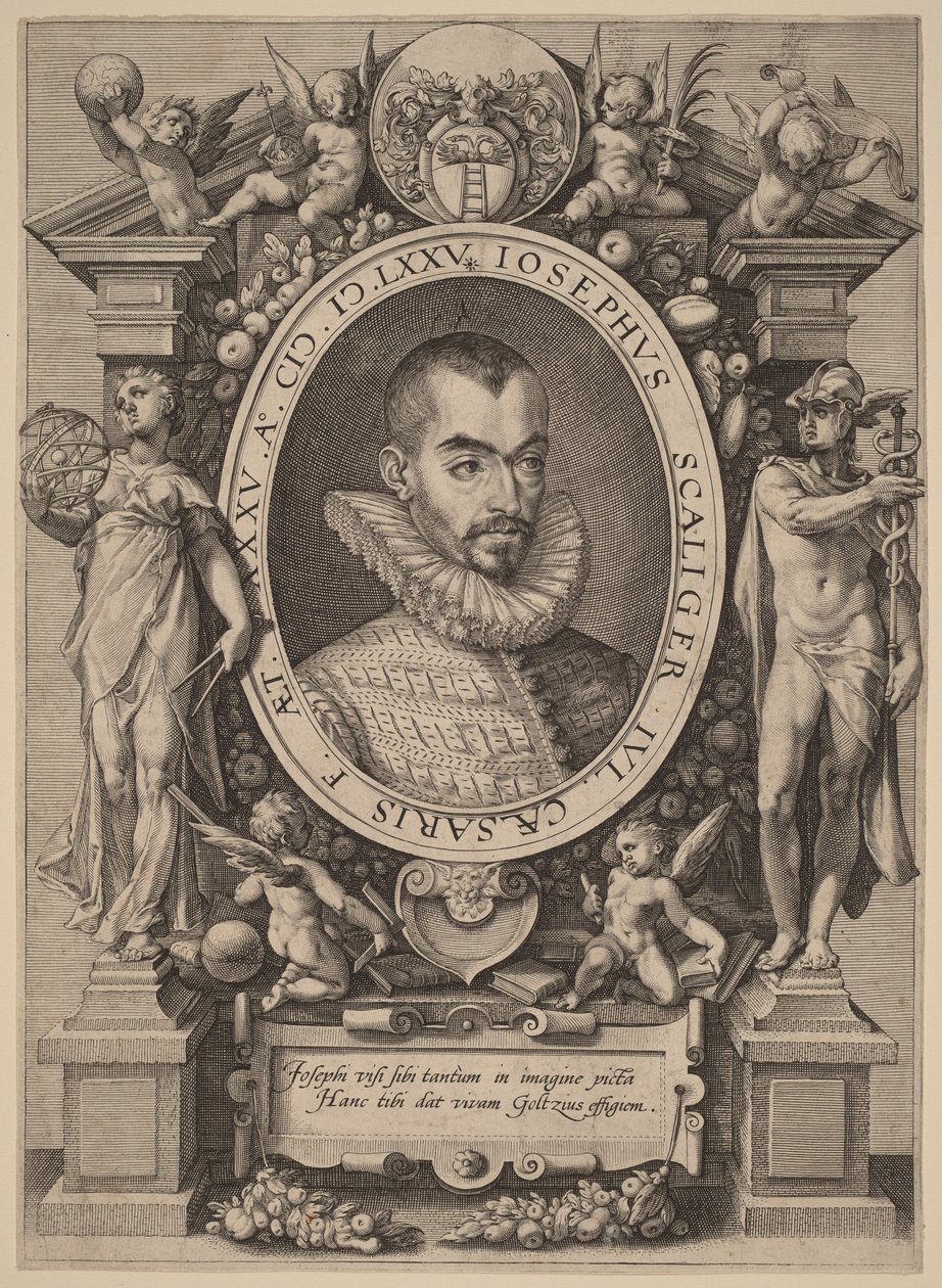 Josephus Justus Scaliger av Hendrick Goltzius