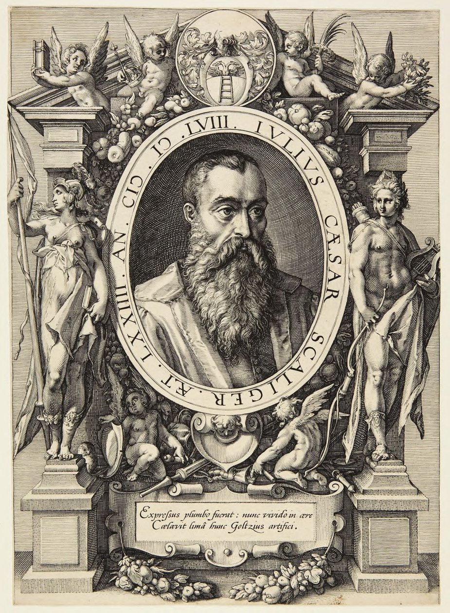 Julius Caesar Scaliger av Hendrick Goltzius