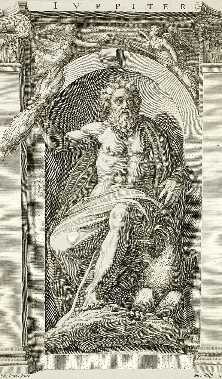 Jupiter av Hendrick Goltzius