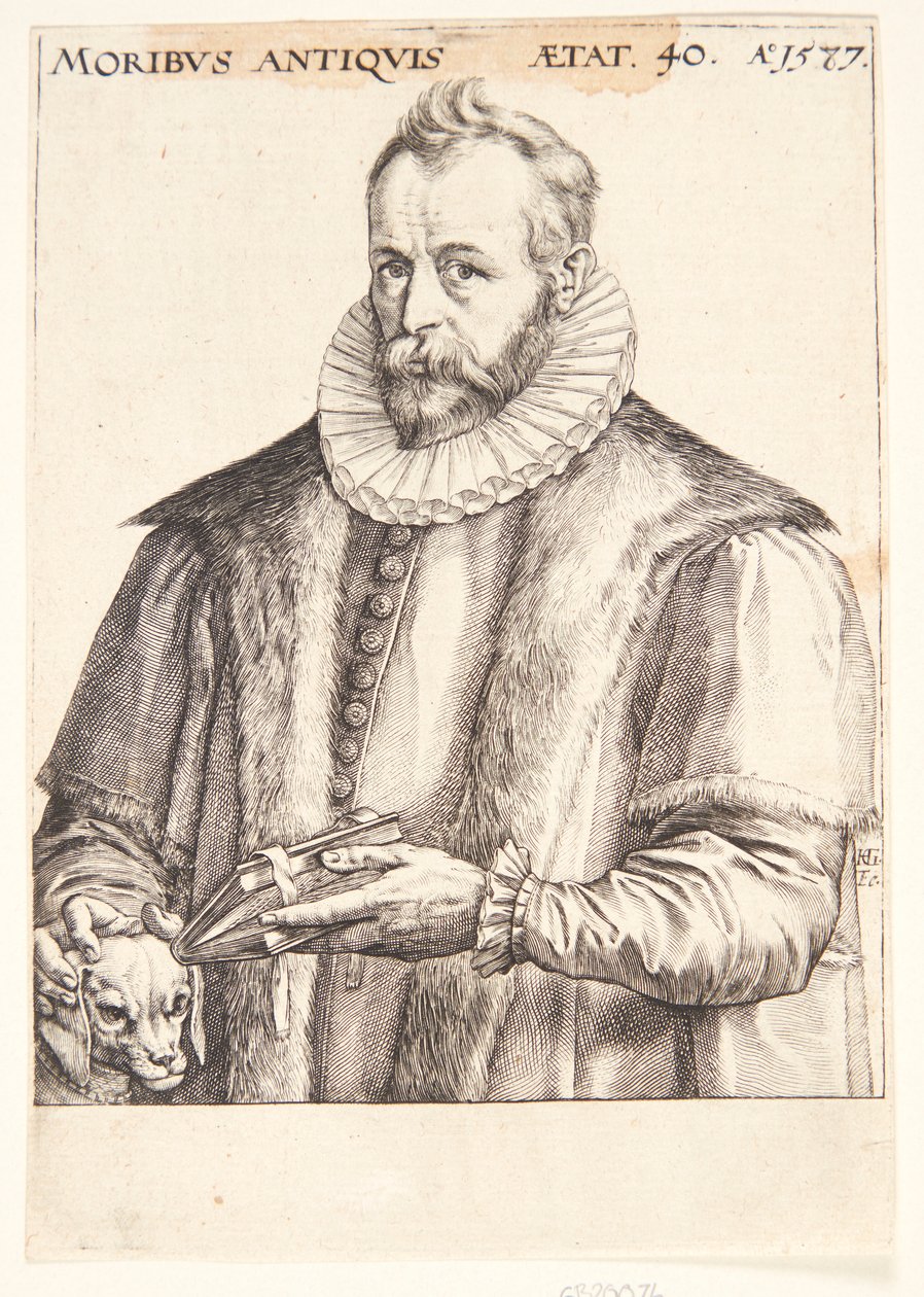 Justus Lipsius av Hendrick Goltzius