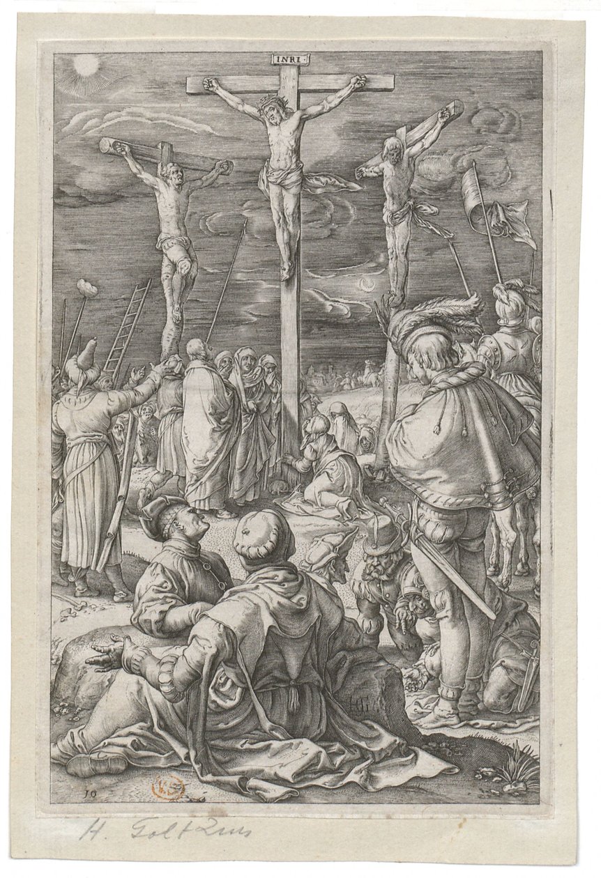 Korsfestelsen av Hendrick Goltzius